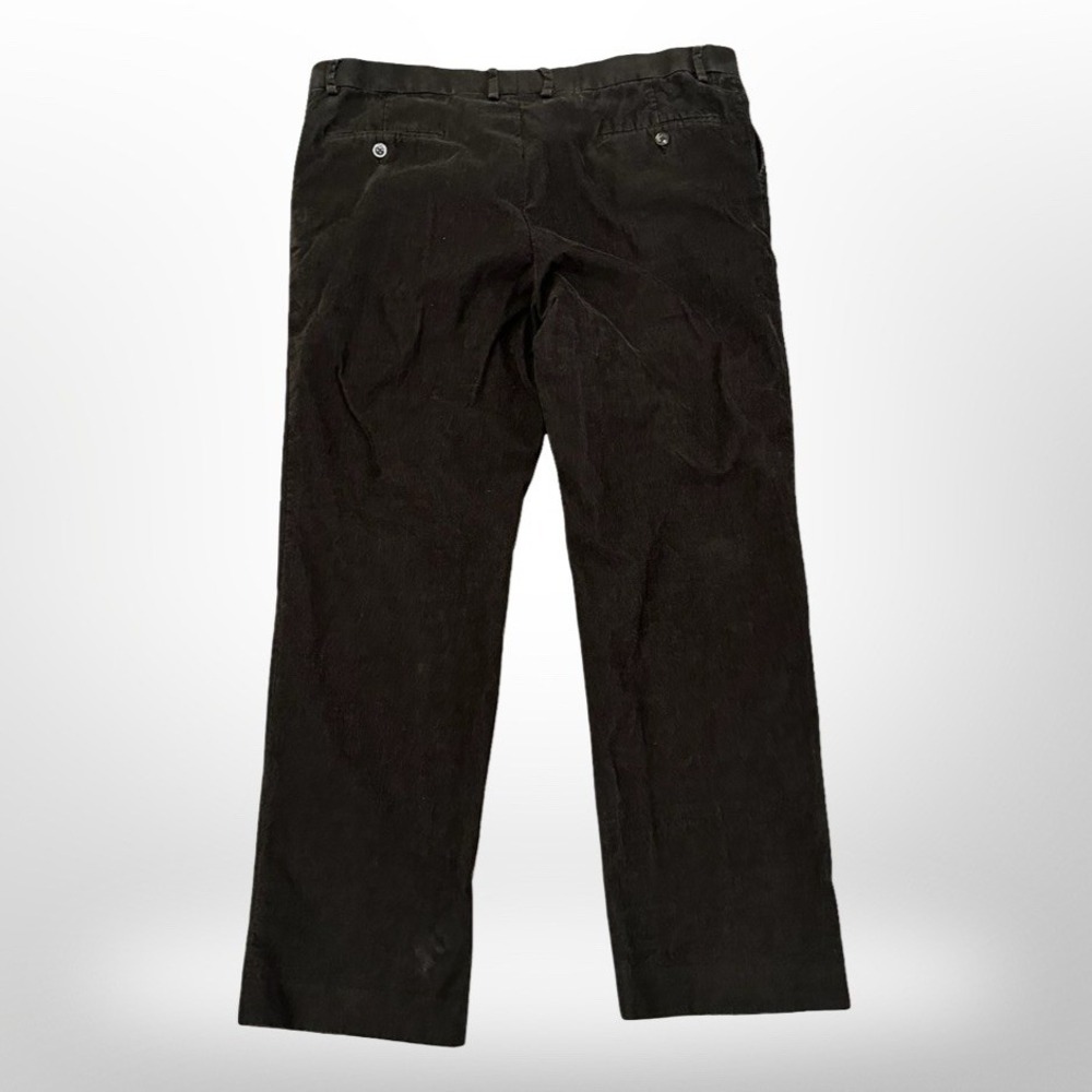 Tommy Hilfiger Brown Corduroy Pants Casual Straight Leg Trousers Mens 42x30 - Picture 2 of 8
